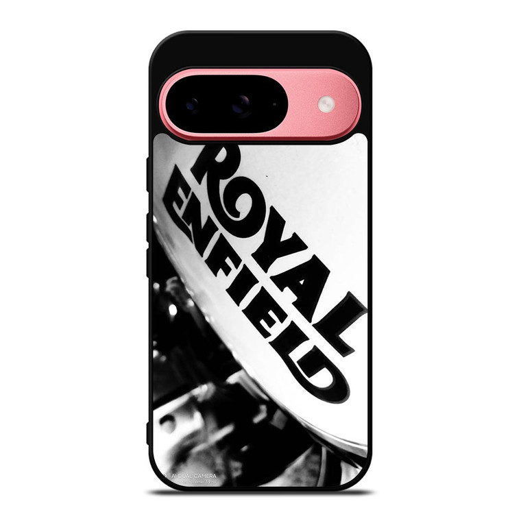 ROYAL ENFIELD LOGO BLACK WHITE Google Pixel 9 Case