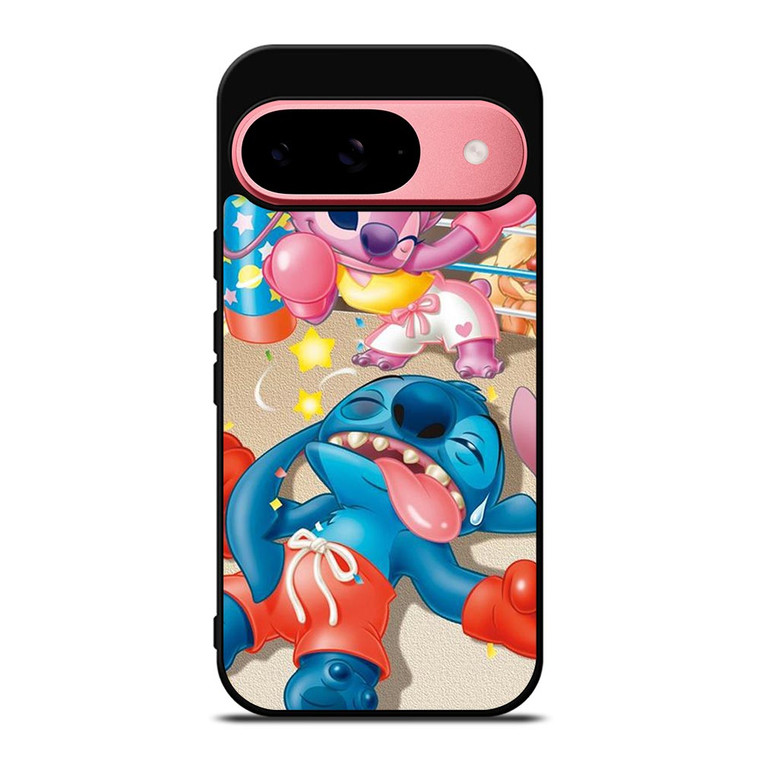 STITCH AND GIRLFRIEND BOXING Google Pixel 9 Case