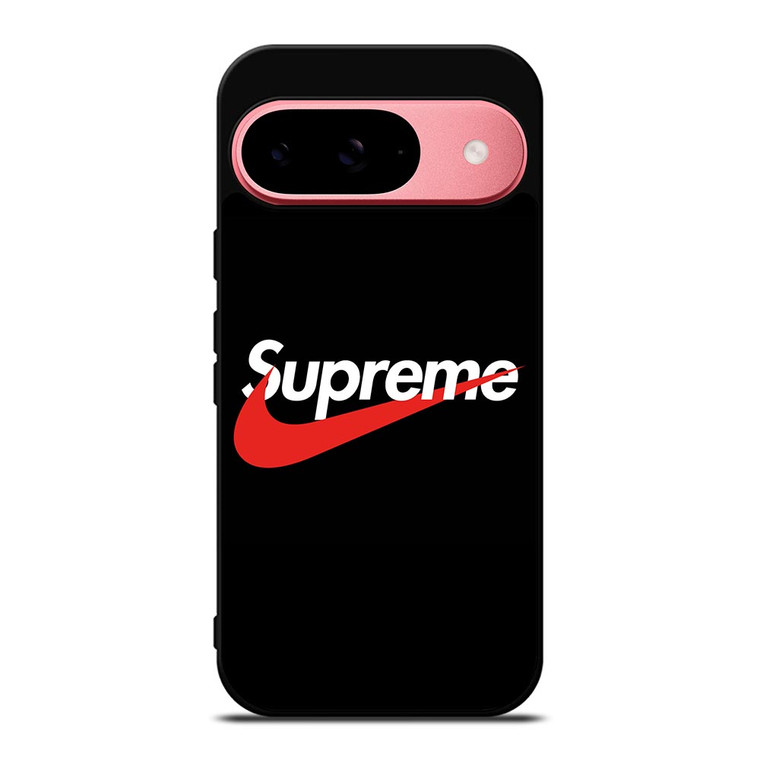 SUPREME X NIKE BLACK LOGO Google Pixel 9 Case