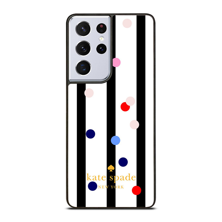 KATE SPADE STRIPE POLKADOTS Samsung Galaxy S21 Ultra Case