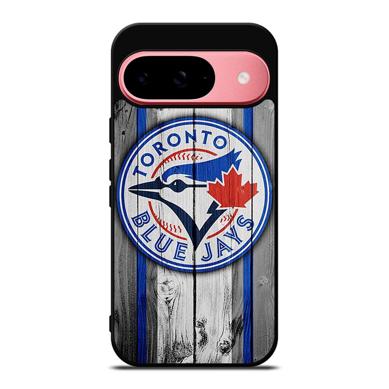 TORONTO BLUE JAYS WOODEN LOGO Google Pixel 9 Case TORONTO BLUE JAYS WOODEN LOGO Google Pixel 9 Case
