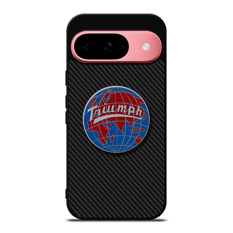 TRIUMPH WORLDWIDE LOGO CARBON Google Pixel 9 Case TRIUMPH WORLDWIDE LOGO CARBON Google Pixel 9 Case