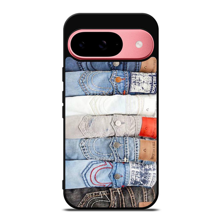 TRUE RELIGION BRAND JEANS COLLAGE Google Pixel 9 Case TRUE RELIGION BRAND JEANS COLLAGE Google Pixel 9 Case