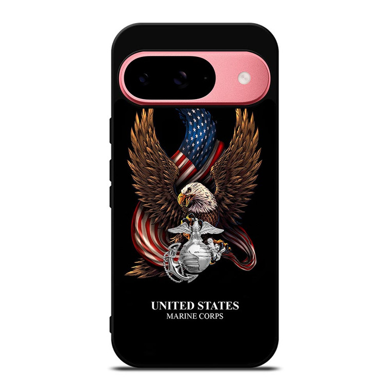 UNITED STATES MARINE CORPS USMC LOGO Google Pixel 9 Case UNITED STATES MARINE CORPS USMC LOGO Google Pixel 9 Case