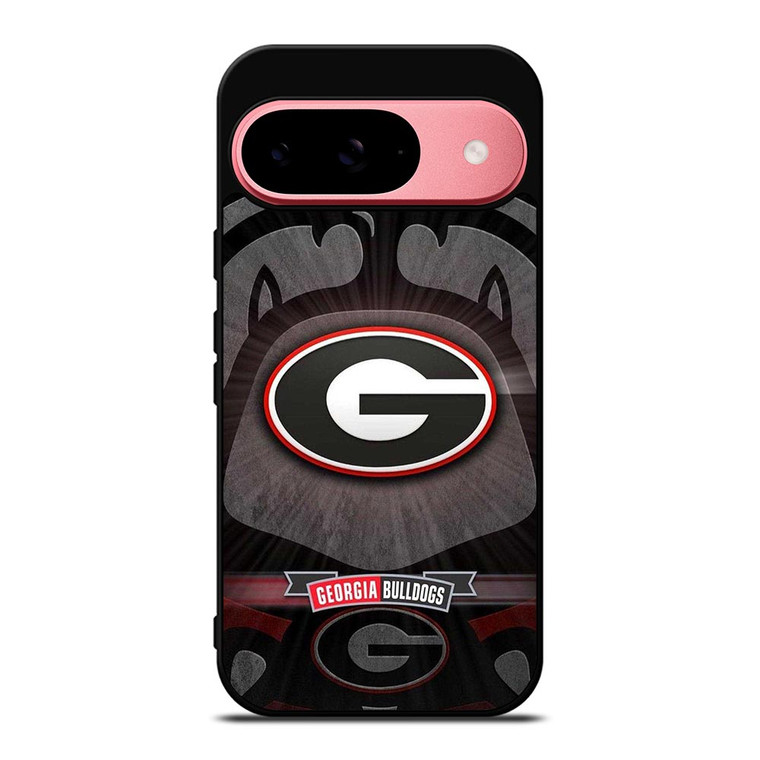 UNIVERSITY OF GEORGIA BULLDOGS UGA BLACK Google Pixel 9 Case UNIVERSITY OF GEORGIA BULLDOGS UGA BLACK Google Pixel 9 Case