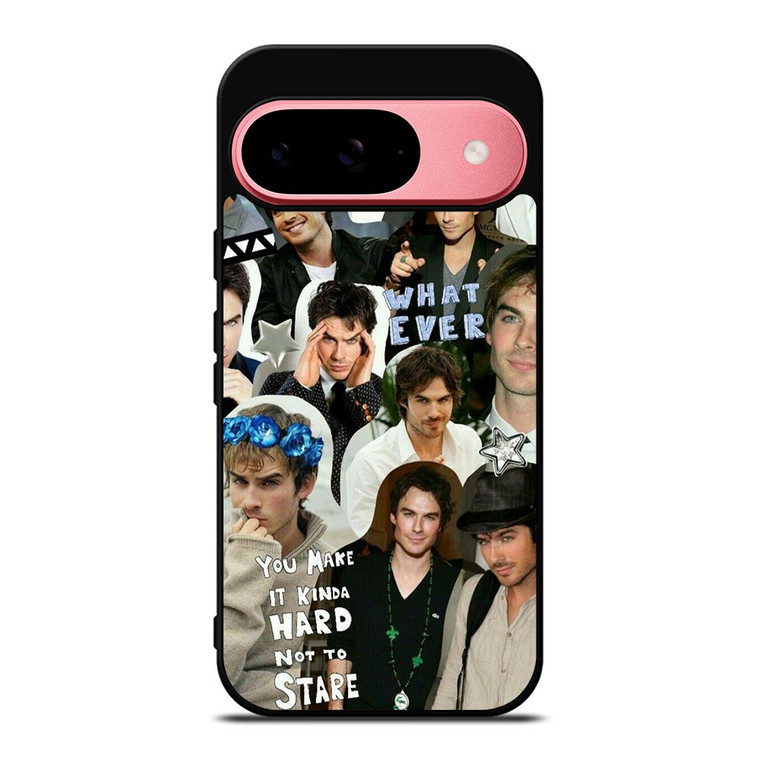 VAMPIRE DIARIES IAN SOMERHALDER COLLAGE Google Pixel 9 Case