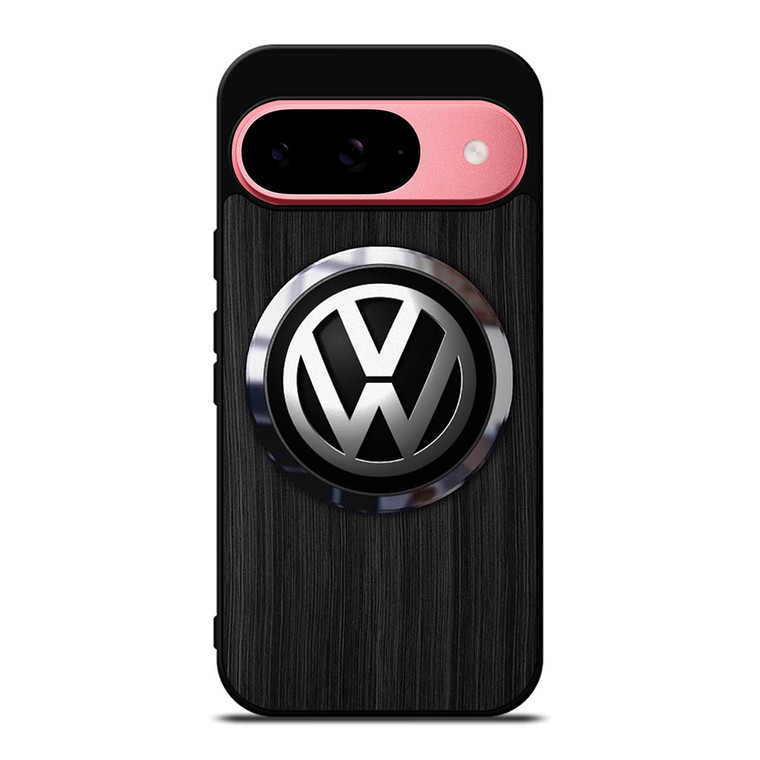 VW VOLKSWAGEN WOODEN EMBLEM Google Pixel 9 Case VW VOLKSWAGEN WOODEN EMBLEM Google Pixel 9 Case