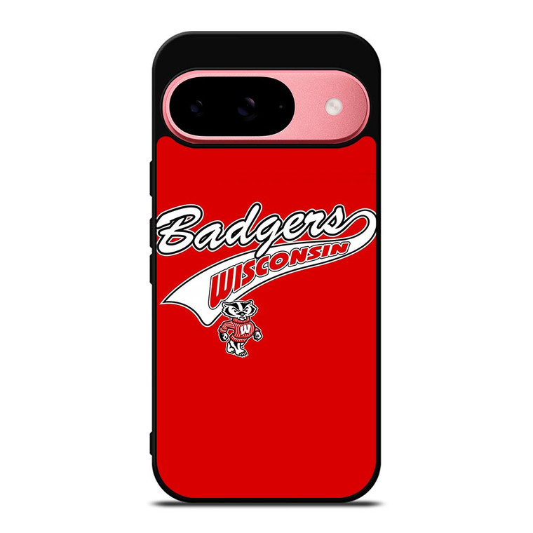 WISCONSIN BADGERS FOOTBALL SYMBOL Google Pixel 9 Case WISCONSIN BADGERS FOOTBALL SYMBOL Google Pixel 9 Case