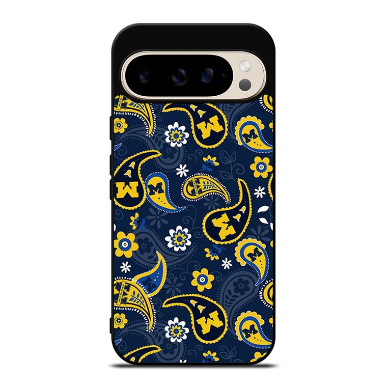 MICHIGAN WOLVERINES PATTERN Google Pixel 9 Pro Case