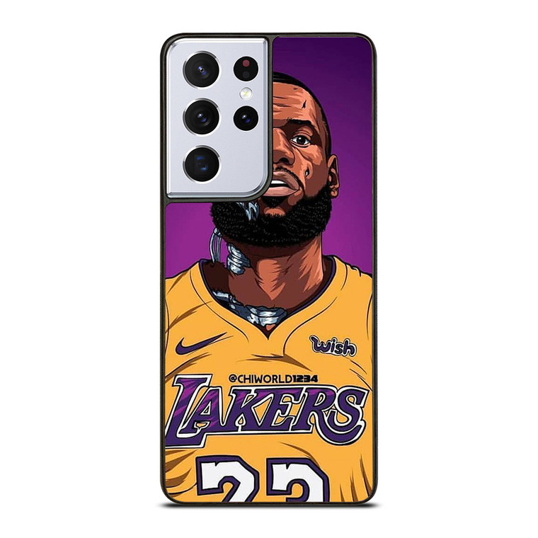 LEBRON JAMES LA LAKERS TERMINATOR Samsung Galaxy S21 Ultra Case