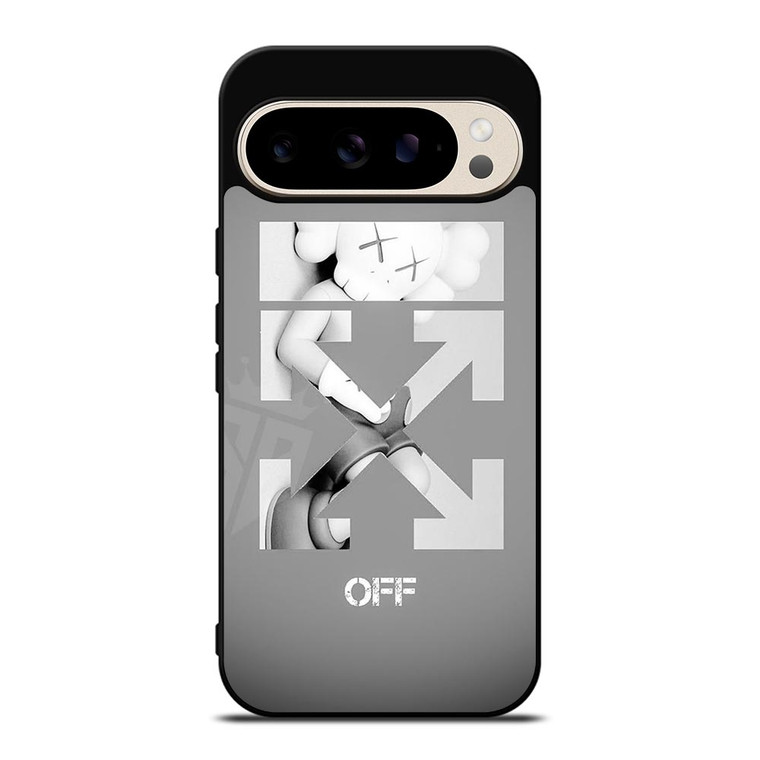 OFF WHITE KAWS Google Pixel 9 Pro Case