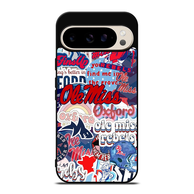 OLE MISS BASEBALL COLLAGE Google Pixel 9 Pro Case