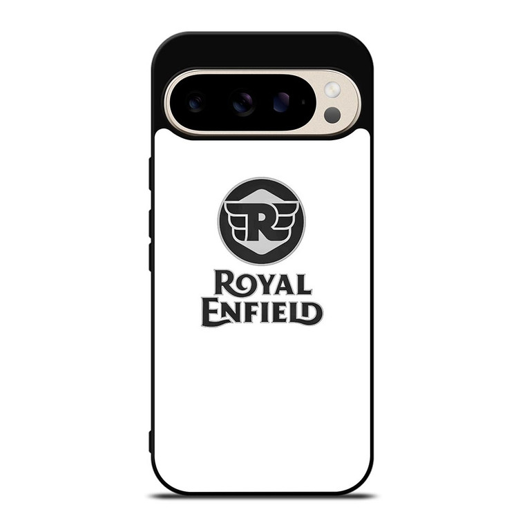 ROYAL ENFIELD WHITE LOGO Google Pixel 9 Pro Case