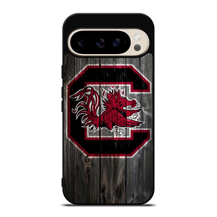 SOUTH CAROLINA GAMECOCKS WOODEN LOGO Google Pixel 9 Pro Case