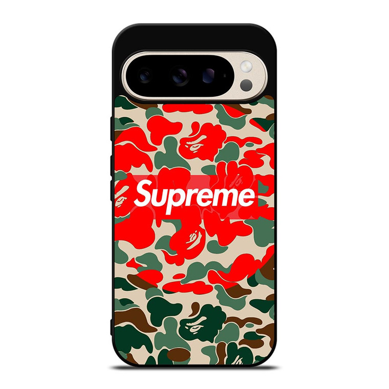 SUPREME BAPE CAMO Google Pixel 9 Pro Case