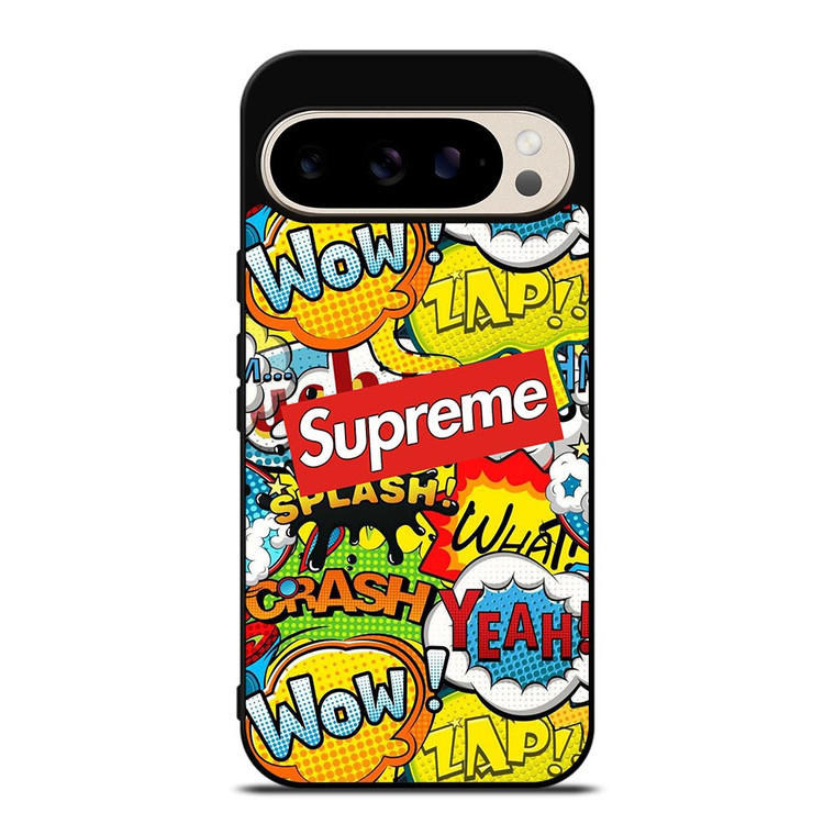 SUPREME CARTOON HALFTONE Google Pixel 9 Pro Case