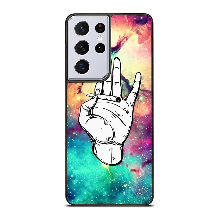 MARIJUANA NEBULA Samsung Galaxy S21 Ultra Case