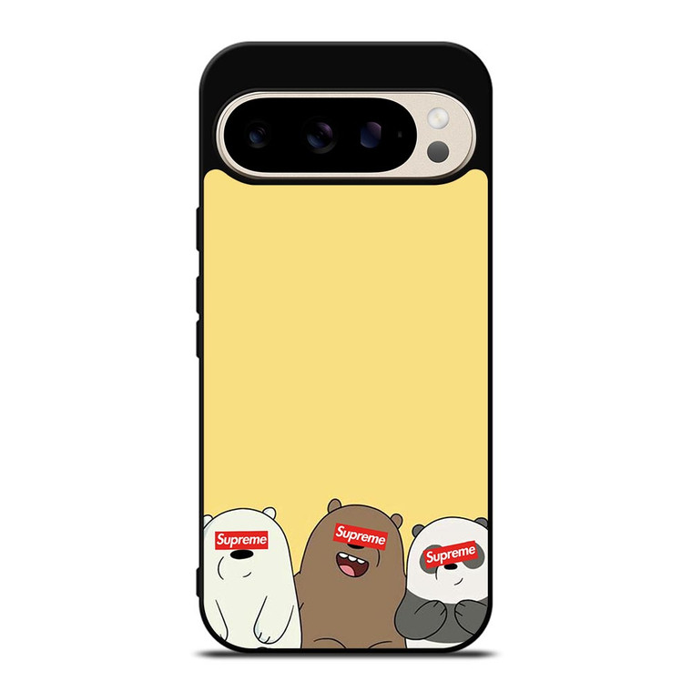 SUPREME WE BARE BEAR Google Pixel 9 Pro Case