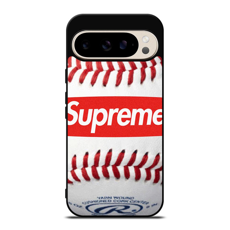SUPREME X RAWLINGS BASEBALL Google Pixel 9 Pro Case