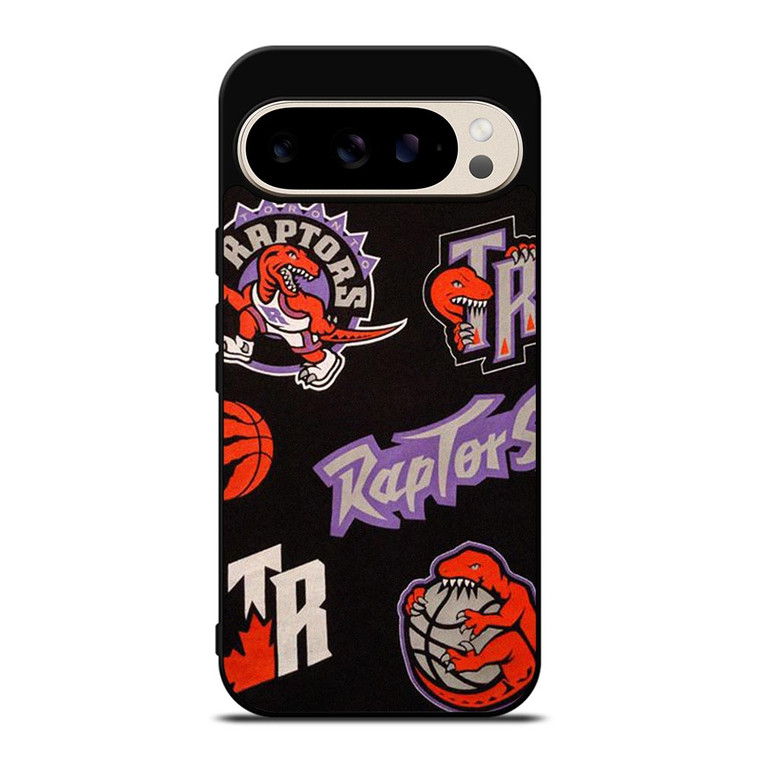 TORONTO RAPTORS LOGO COLLAGE Google Pixel 9 Pro Case
