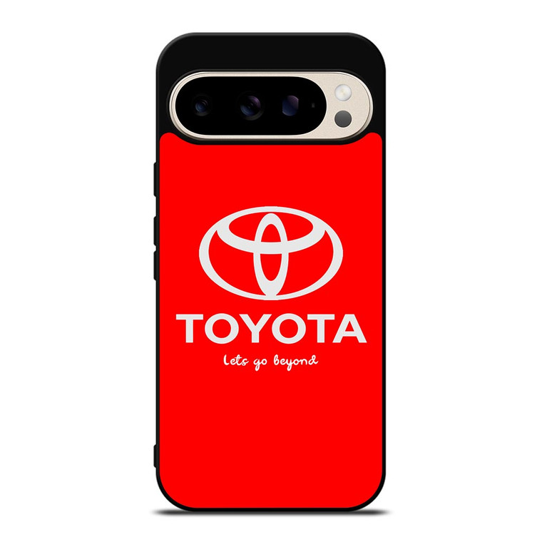 TOYOTA LETS GO BEYOND LOGO RED Google Pixel 9 Pro Case