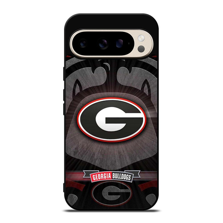 UNIVERSITY OF GEORGIA BULLDOGS UGA BLACK Google Pixel 9 Pro Case