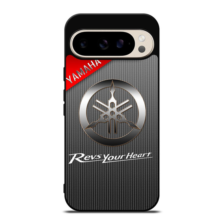 YAMAHA REVS YOUR HEART METAL LOGO Google Pixel 9 Pro Case