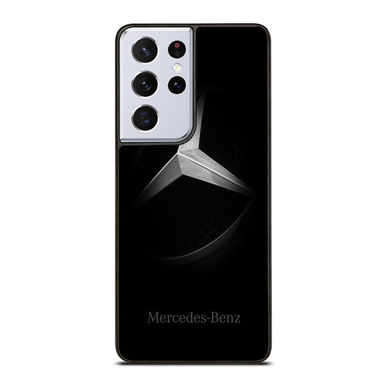 MERCEDES BENZ SIMPLE ELEGANT LOGO BLACK Samsung Galaxy S21 Ultra Case