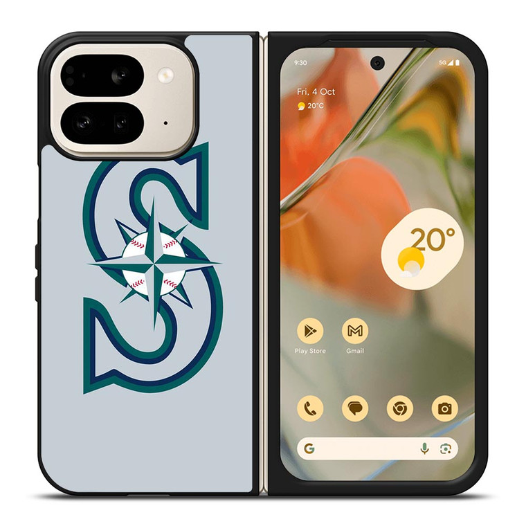 MLB SEATTLE MARINERS LOGO Google Pixel 9 Pro Fold Case