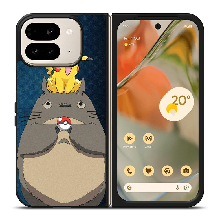 MY NEIGHBOR TOTORO X POKEMON PIKACHU Google Pixel 9 Pro Fold Case
