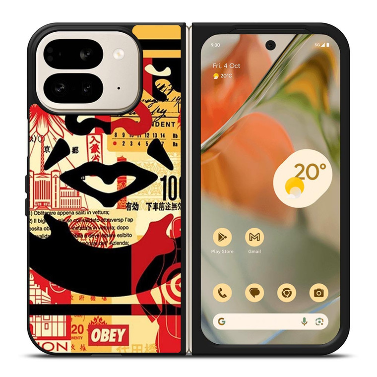 OBEY COLLAGE Google Pixel 9 Pro Fold Case