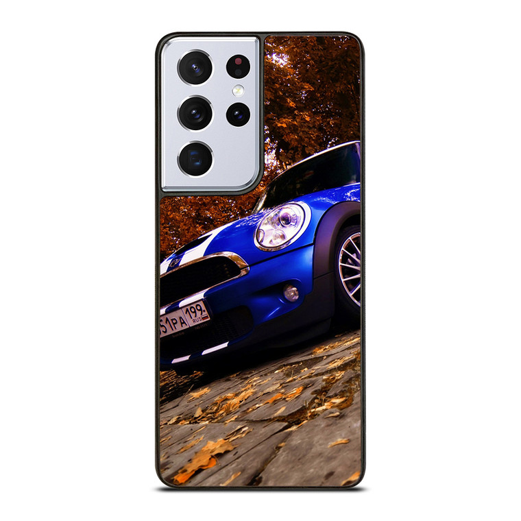 MINI COOPER BLUE Samsung Galaxy S21 Ultra Case