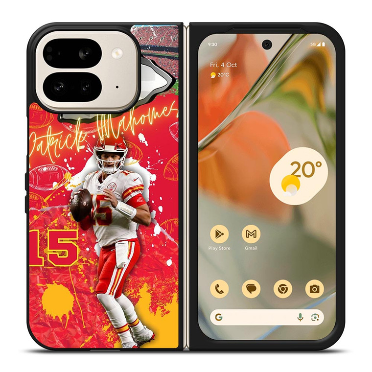 PATRICK MAHOMES WALLPAPER Google Pixel 9 Pro Fold Case