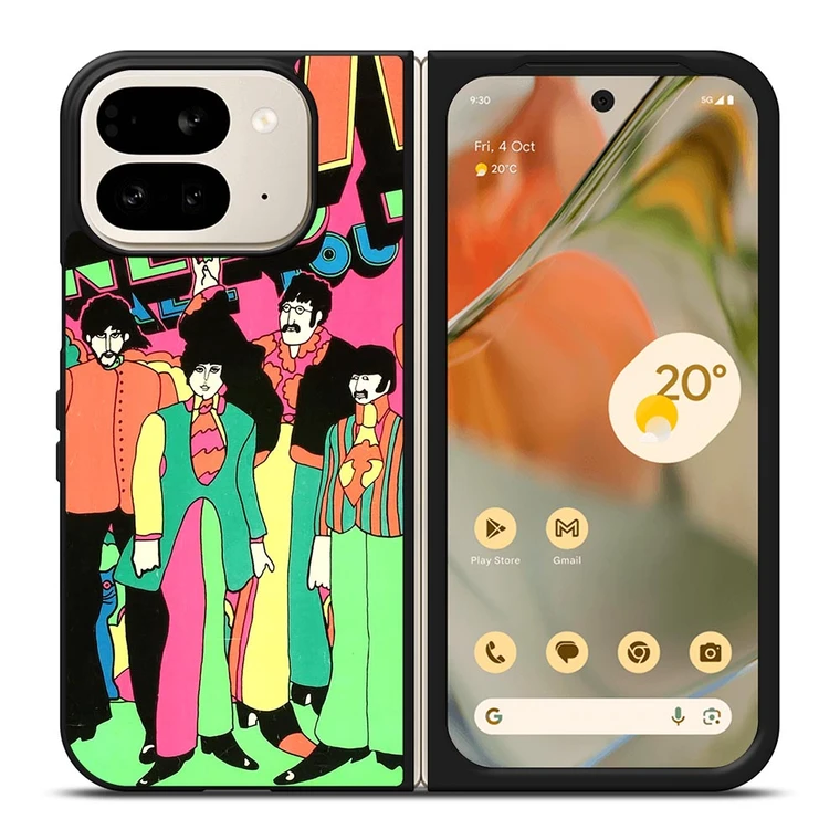 PETER MAX THE BEATLES Google Pixel 9 Pro Fold Case