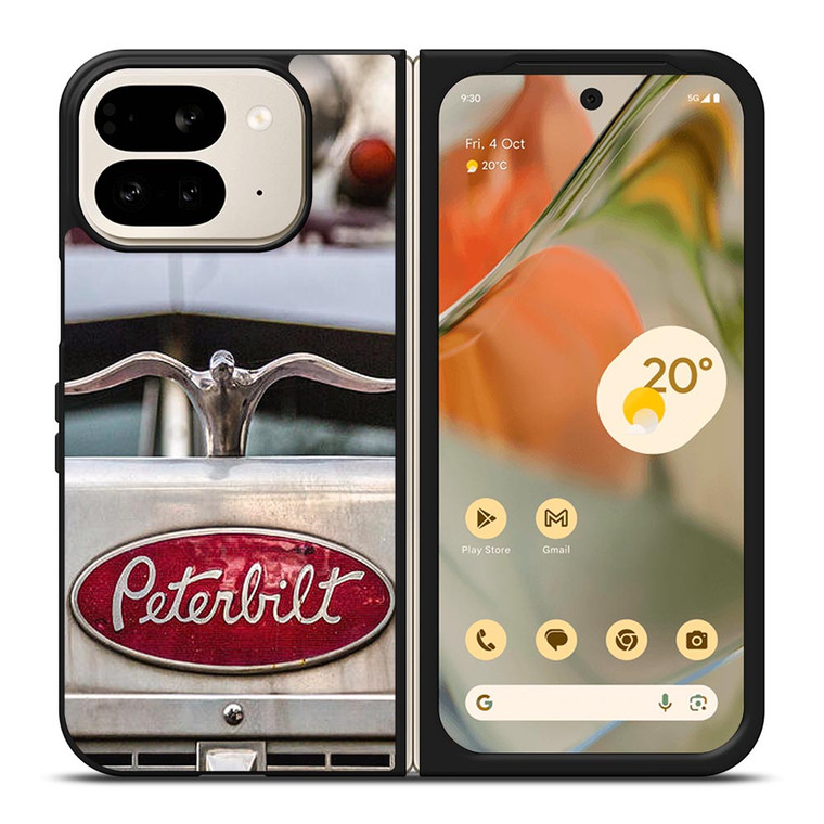 PETERBILT TRUCK METAL EMBLEM Google Pixel 9 Pro Fold Case