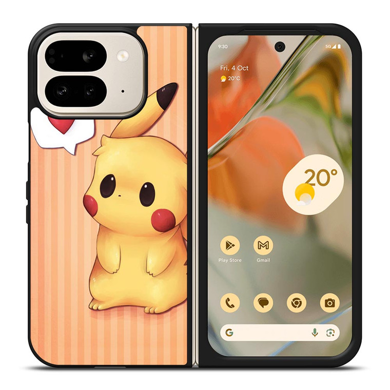 PIKACHU POKEMON LOVE SIGN Google Pixel 9 Pro Fold Case