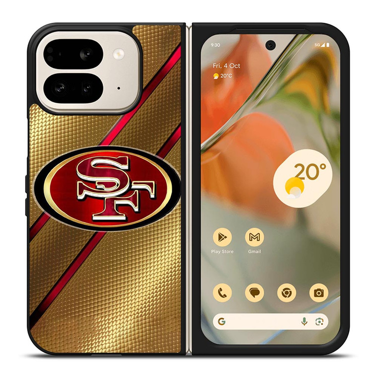 SAN FRANCISCO 49ERS GOLD LOGO Google Pixel 9 Pro Fold Case