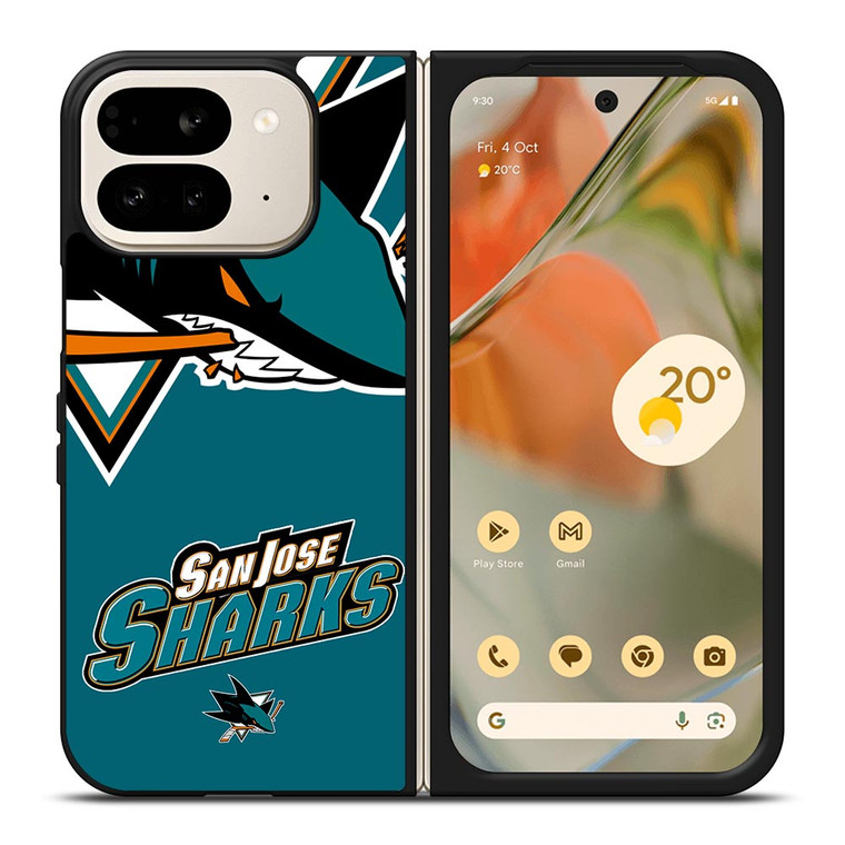 SAN JOSE SHARKS HOCKEY LOGO Google Pixel 9 Pro Fold Case