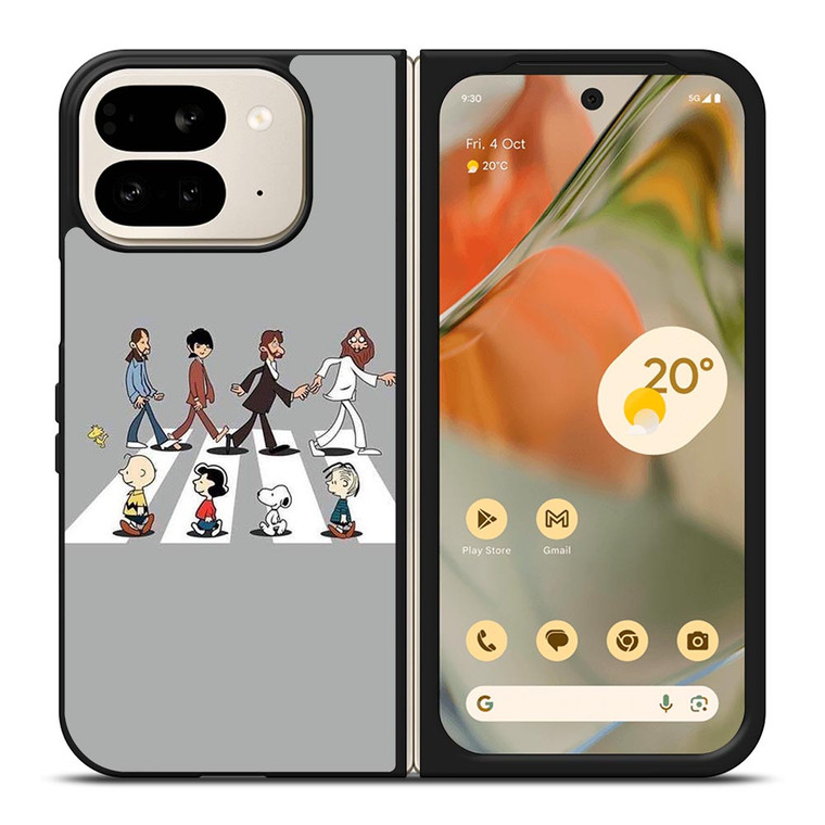 SNOOPY CHARLIE BROWN CROSS Google Pixel 9 Pro Fold Case