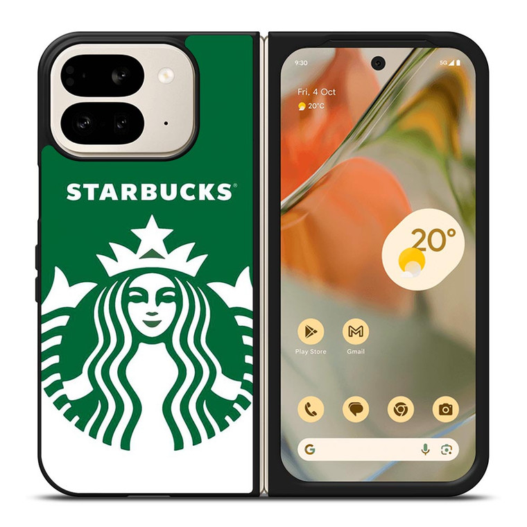 STARBUCKS COFFEE GREEN WALL Google Pixel 9 Pro Fold Case