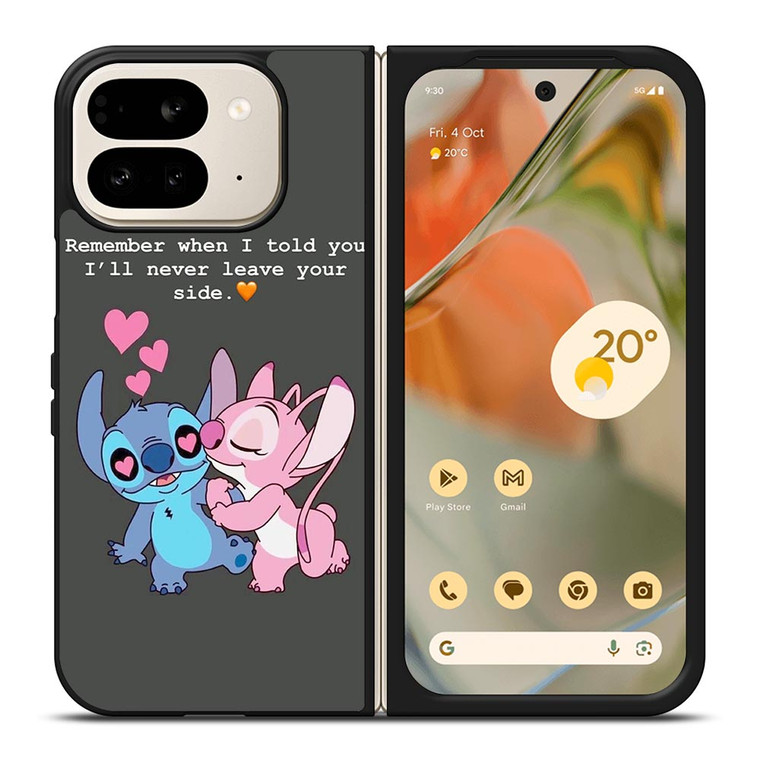 STITCH AND GIRLFRIEND LOVE QUOTE Google Pixel 9 Pro Fold Case