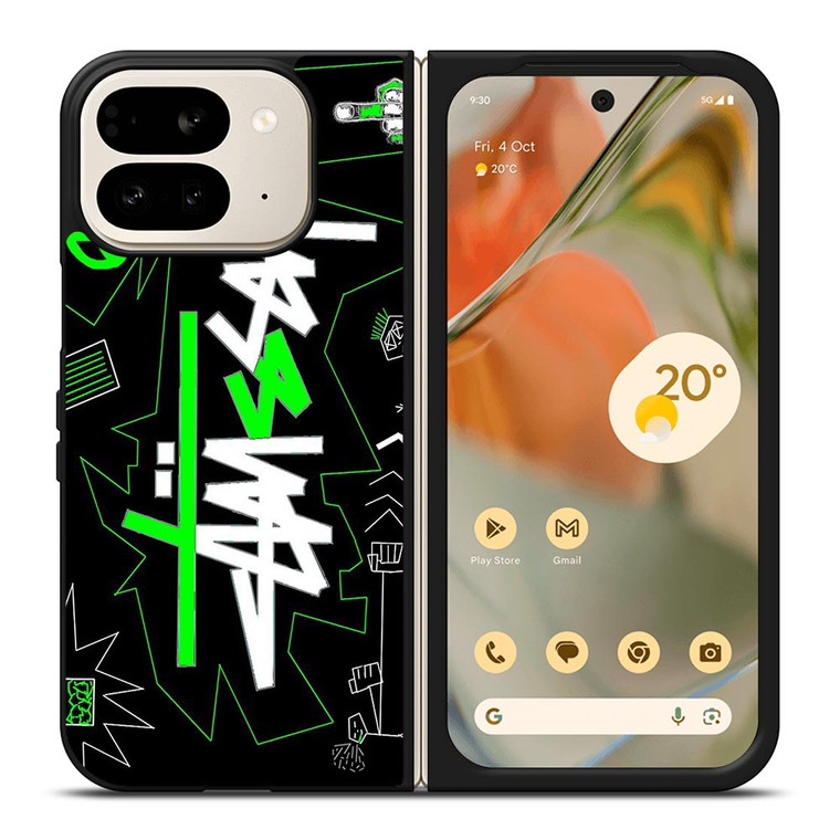 STUSSY ARTWORK LOGO Google Pixel 9 Pro Fold Case