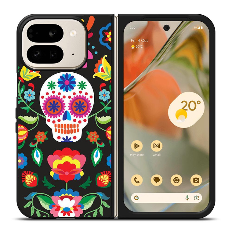 SUGAR SKULL ART Google Pixel 9 Pro Fold Case