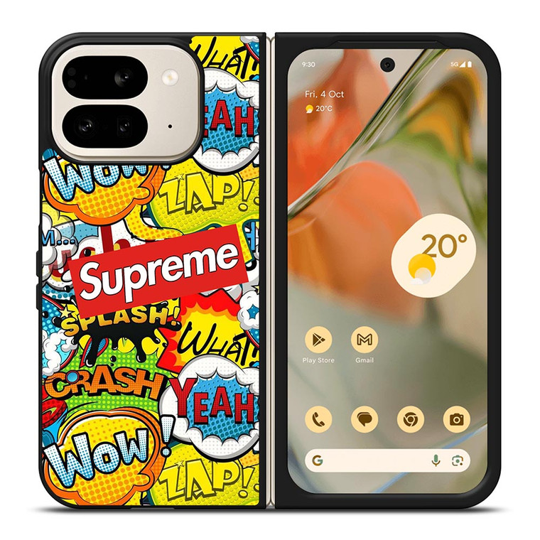 SUPREME CARTOON HALFTONE Google Pixel 9 Pro Fold Case