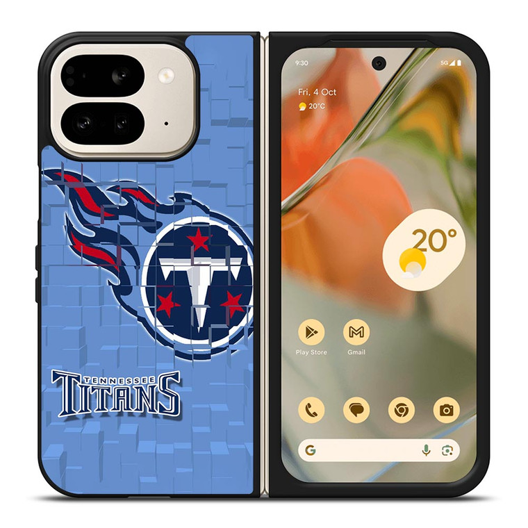TENNESSEE TITANS LOGO FOOTBALL Google Pixel 9 Pro Fold Case