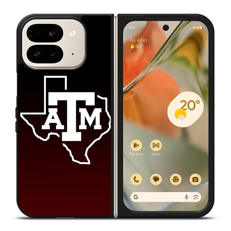 TEXAS A&M AGGIES FOOTBALL SYMBOL Google Pixel 9 Pro Fold Case