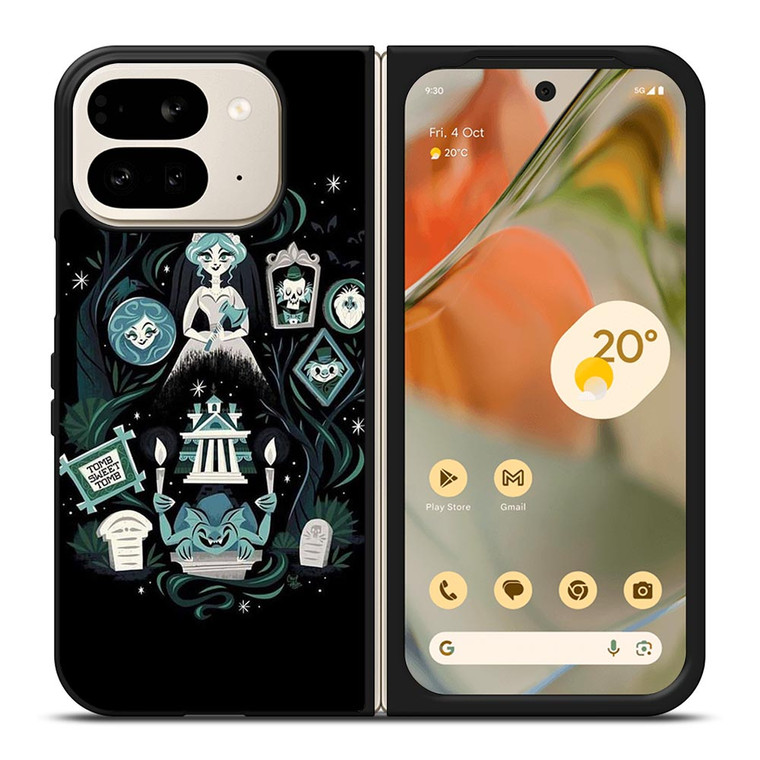 THE HAUNTED MANSION CLIPART Google Pixel 9 Pro Fold Case