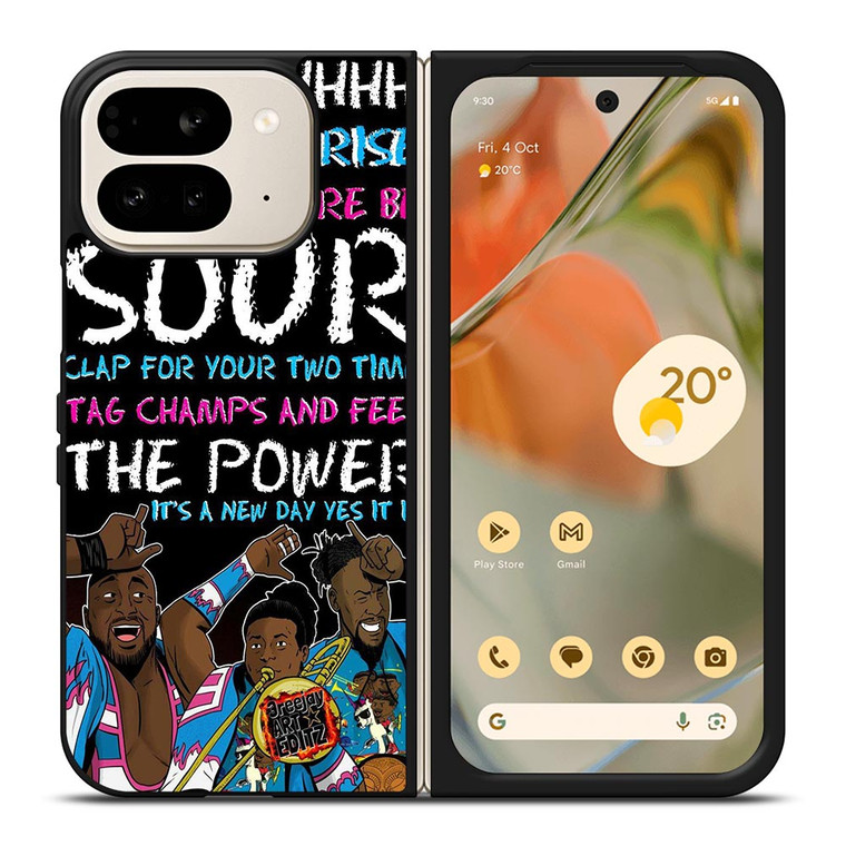 THE NEW DAY WRESTLING WWE ART Google Pixel 9 Pro Fold Case