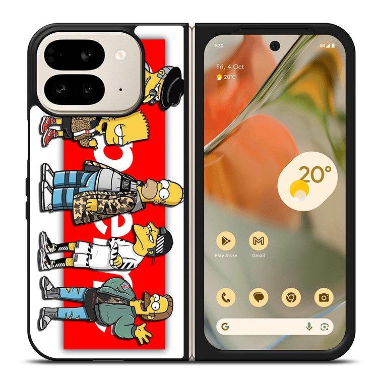 THE SIMPSONS SUPREME HYPEBEAST Google Pixel 9 Pro Fold Case