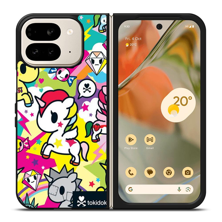 TOKIDOKI UNICORN COLLAGE 2 Google Pixel 9 Pro Fold Case